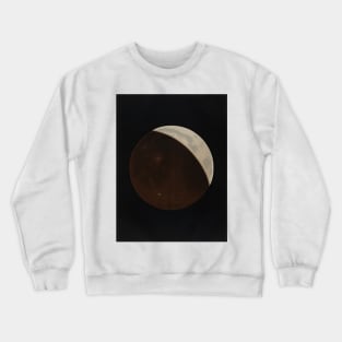 Partial Eclipse of the Moon by Etienne Leopold Trouvelot Crewneck Sweatshirt